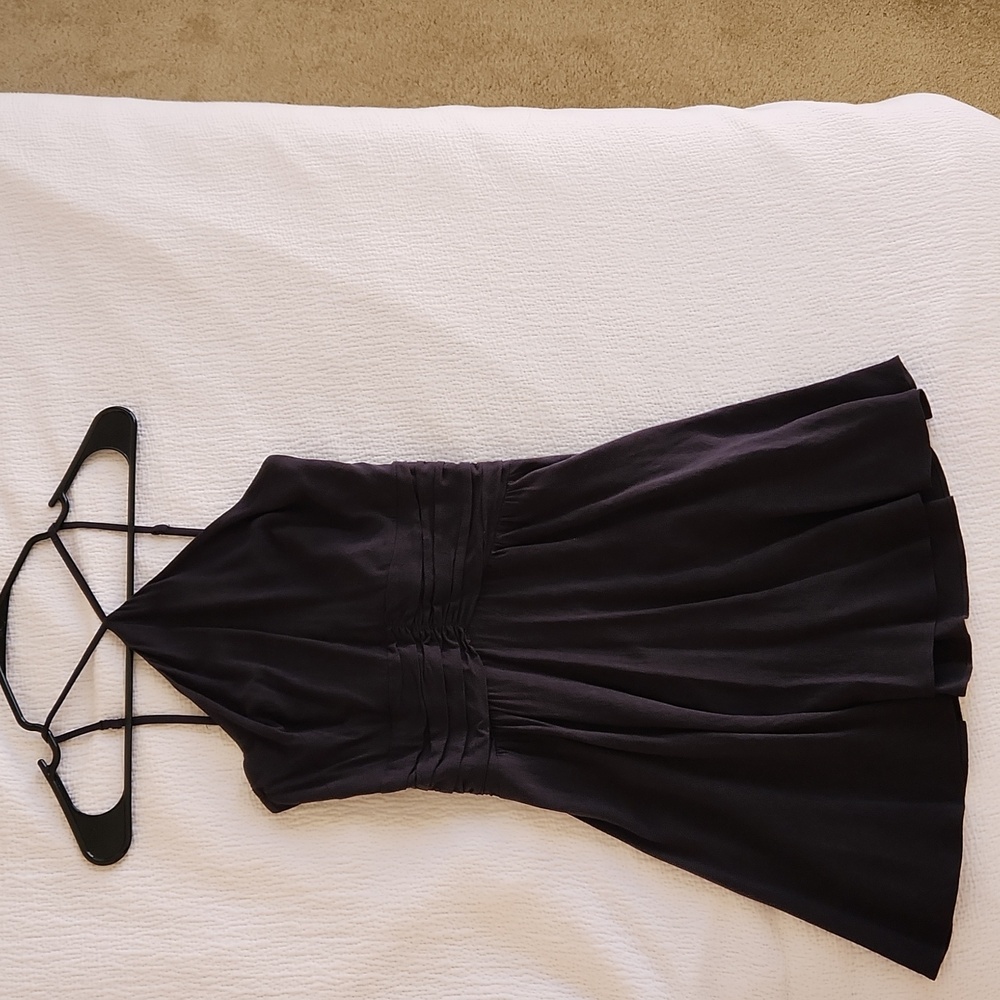 Halter Neckline A Line Deess with Bow Detailing